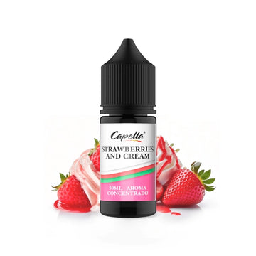 Strawberries and Cream Aroma 30ml – Capella Flavors