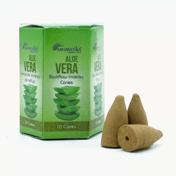 Pack of 10 Masala Backflow Incense - Aloe Vera Aroma